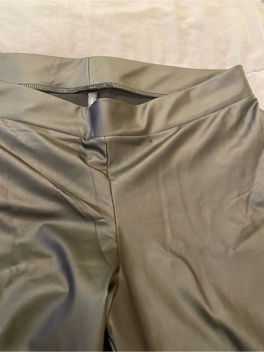 Torrid Black Faux Leather Leggings - Picture 2 of 3